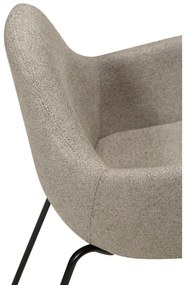 Béžové kreslo z textílie buklé Zimmer – DAN-FORM Denmark