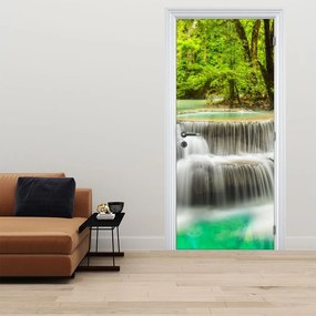 Fototapeta na dvere - Vodopády (95x205cm)