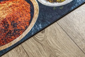 Protišmykový koberec / behúň ANDRE 53240 sivý / béžový