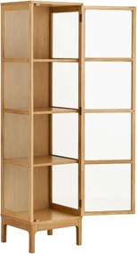 Vitrína v prírodnej farbe 47x180x40 cm Zamora – House Nordic