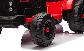 LEAN CARS CH9959B Batériový traktor s prívesom červený 24V