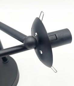 Brilagi - Prisadený luster MALIVA 3xE14/15W/230V čierna/číra