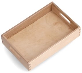 Drevená debnička, organizér s rúčkami LACQ, 30 x 20 x 7 cm