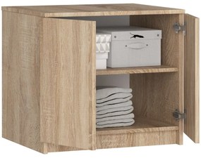 Nadstavec na šatníkovú skriňu Star 60 cm dub sonoma matný