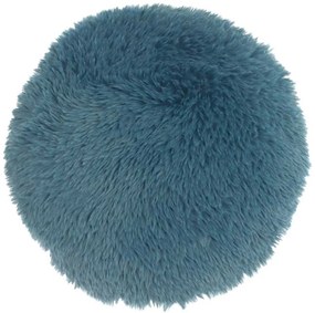 Guľatý dekoračný vankúšik MATS 40 cm, modrý