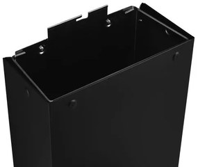 Závesný odpadkový kôš Stella, 27 l, čierna