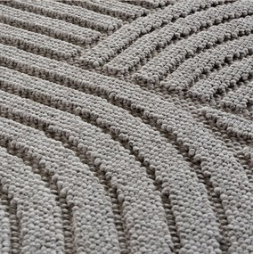 Ayyildiz, Behúň Helix 2201 silver, 80x250, šedá, chodba / predsieň