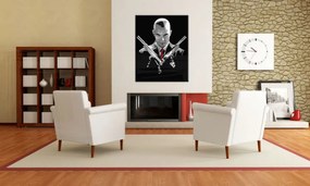Ručne maľovaný POP Art obraz HITMAN | rôzne rozmery