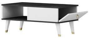 Konferenčný stolík Delux Black and White