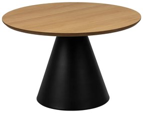 Konferenčný stolík Soli 65 cm čierny/dub prírodný