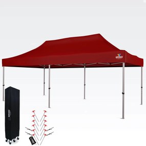 BRIMO Nožnicový Stan 3x6 m ALU bez Stien - Hliníkový Rám, Vodotesný - bez stien - Červená 39