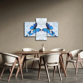 Obraz - Modré motýle (90x60 cm)