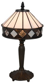 Moderná tiffany lampa KÁRO Ø20*36