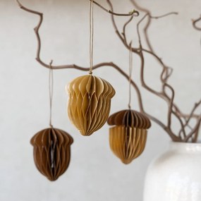Storefactory Jesenná dekorácia Ekholmen Brown 8 cm