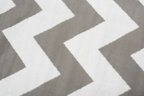 TA Koberec C437A SVETLO SIVÁ/BIELA BALI PP Rozmer: 140x200 cm