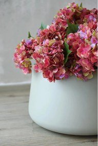 Kvetináč GORDO, sklolaminát, výška 29 cm, krémový