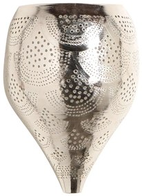 Marocká strieborná nástenná lampa Nadim
