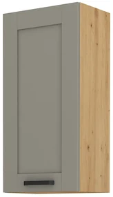 Horná kuchynská skrinka Lucid 45 G 90 1F (dub artisan + claygrey). Akcia -6%. Vlastná spoľahlivá doprava až k Vám domov. 1045507