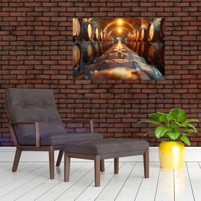 Obraz - Vínna pivnica (90x60 cm)