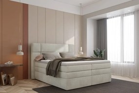 Boxspring posteľ SNUGGLE Šírka postele: 140x200cm, Cenová skupina látky: basic 1cs