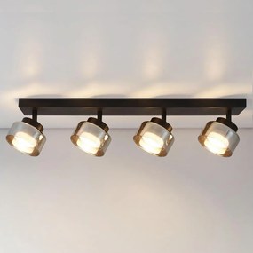 Brilagi - Bodové svietidlo AURA LUX 4xGX53/30W/230V čierna/dymová