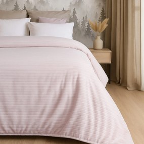 PREHOZ NA POSTEĽ VENUS 200X220 CM SVETLORUŽOVÝ