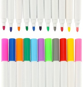 KIK Prenosný kriedový skicár Medvedík – vodotesný, umývateľné kriedové fixky, 14 strán