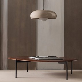 Konferenčný stolík v tmavo prírodnej farbe 97x121 cm Kota – WOOOD