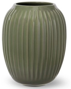 KÄHLER Keramická váza Hammershøi Dark Green 21 cm