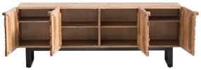 furniture-nabytek.cz - Masívny jedálenský stôl Grónsko z mangového dreva, lakovaný, hnedý – 200×40×75 cm