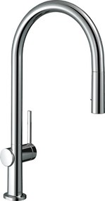 Hansgrohe M54, drezová batéria Talis s výsuvnou spŕškou, EcoSmart, chrómová, HAN-72842000