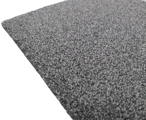 Tapibel, Koberec metráž Supersoft 850 tm. šedý, šíře 4m, šedá, ab (mriežka), chodba / predsieň