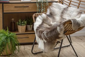 Koberec RENIFER POK003 PREMIUM hnedý / biely