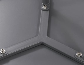 Konferenčný stolík Minot - v45 x Ø60 cm - Tmavo sivá