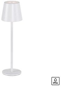 Leuchten Direkt 19250-16-LED Vonkajšia nabíjacia lampa EURIA LED/3W/5V IP54 biela