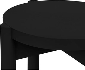 Čierna stolička z bukového dreva Hopp – noo.ma