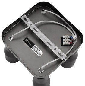 Štvorbodové stropné bodové svietidlo GU10 50 mm štvorcové - Stanley