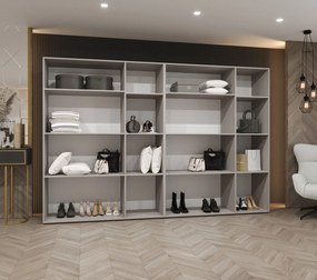 Šatníková skriňa 300 cm Mirabella 2 (kašmír + kašmír). Akcia -20%. Vlastná spoľahlivá doprava až k Vám domov. 1126444