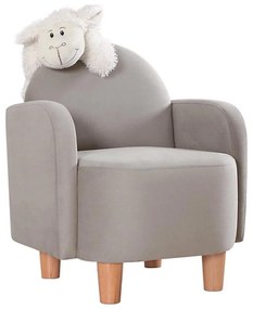 Detské kreslo DORY sivé