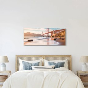 Obraz - Golden Gate Bridge (120x50 cm)