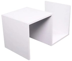 Kondela Príručný stolík, VALMAR, biela