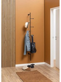 Čierny kovový vešiak Aspen - Actona