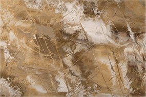Obraz - Hnedá abstrakcia (90x60 cm)