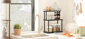 Stolní kuchyňský regál Vasagle Ravenor černý