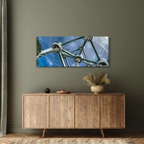 Obraz - atómium v Bruseli (120x50 cm)