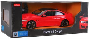 BMW M4 Coupé červené RASTAR model 1:14 Diaľkovo ovládané auto + diaľkové ovládanie 2,4 GHz