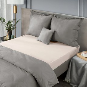 MAKOSATÉNOVÉ PRESTIERADLO NOVA 160X200 CM, VÝŠKA 30 CM BÉŽOVÉ