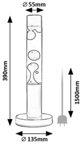 Rabalux LAVASTIC LED lávová lampa 76029