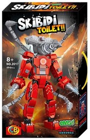 Stavebnica SKIBIDI TOILET XXL 494 dielikov - Furious Titan 28,5 cm