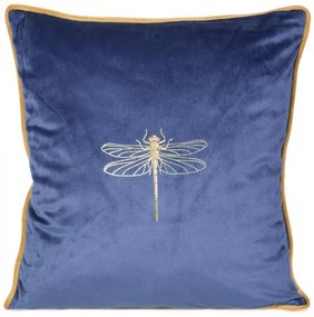Obliečka na vankúš Lori 45x45 tmavomodré zlato 382103